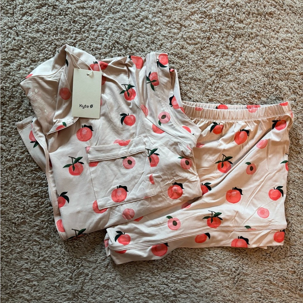 NWT Kyte BABY Peach Pajamas